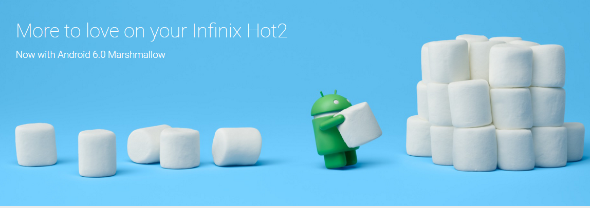 infinix hot 2 android 6.0 marshmallow update