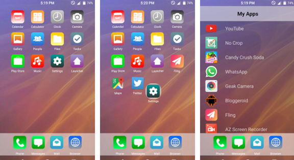 i6 Plus Launcher for android