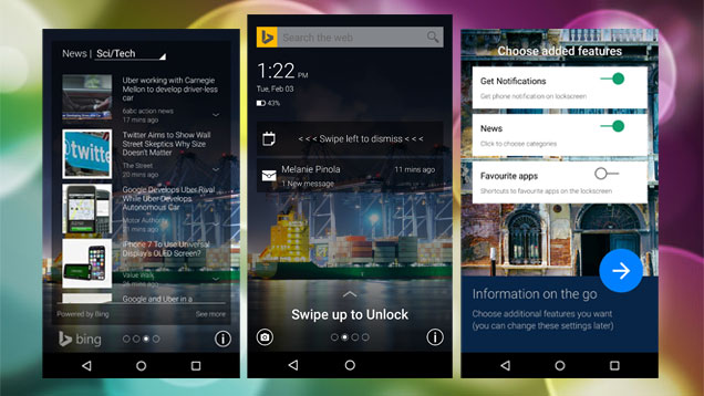 picturesque lock screen app for android