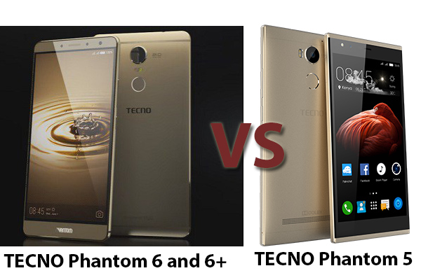 Tecno Phantom 6 and 6 plus vs tecno phantom 5